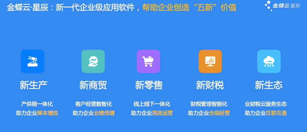 找到數(shù)字化服務(wù)小微企業(yè)的密鑰，金蝶云星辰重新定義業(yè)財(cái)稅一體化